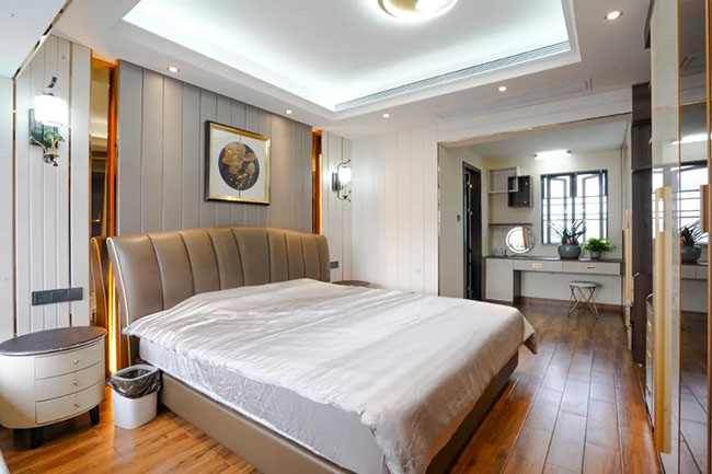 152㎡新中式四居室,古典與現(xiàn)代相互碰撞,感受高貴與典雅生活氣息